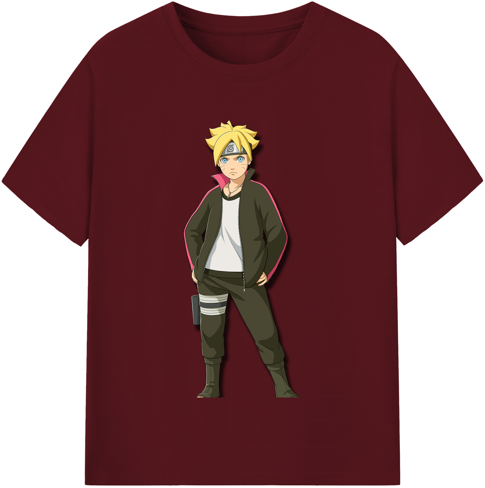 （画像用） NARUTO -ナルト- うずまき ボルト Uzumaki Boruto 綿100％半袖Tシャツ（フロントプリント）